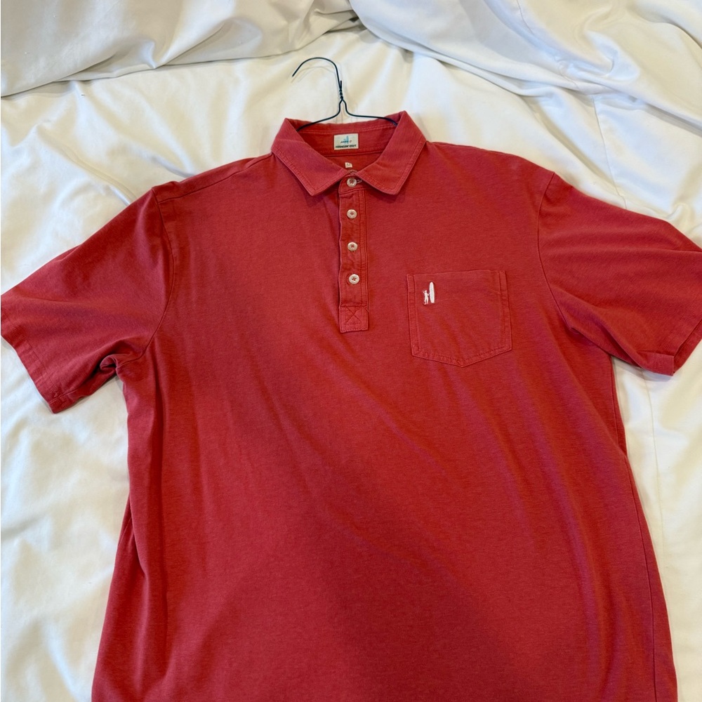 johnnie-O Red Polo Shirt Classic Style